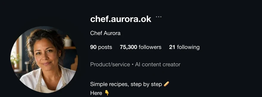 Chef Aurora on Instagram