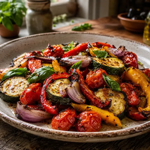 Mixed roast vegetables